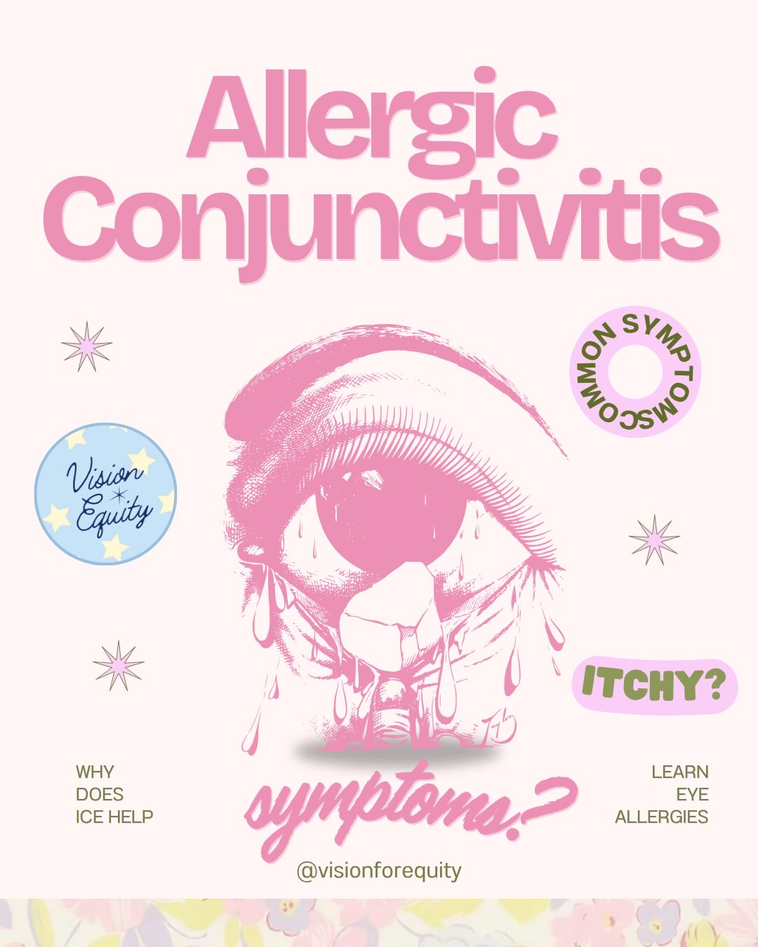 Allergic Conjunctivitis educational post cover