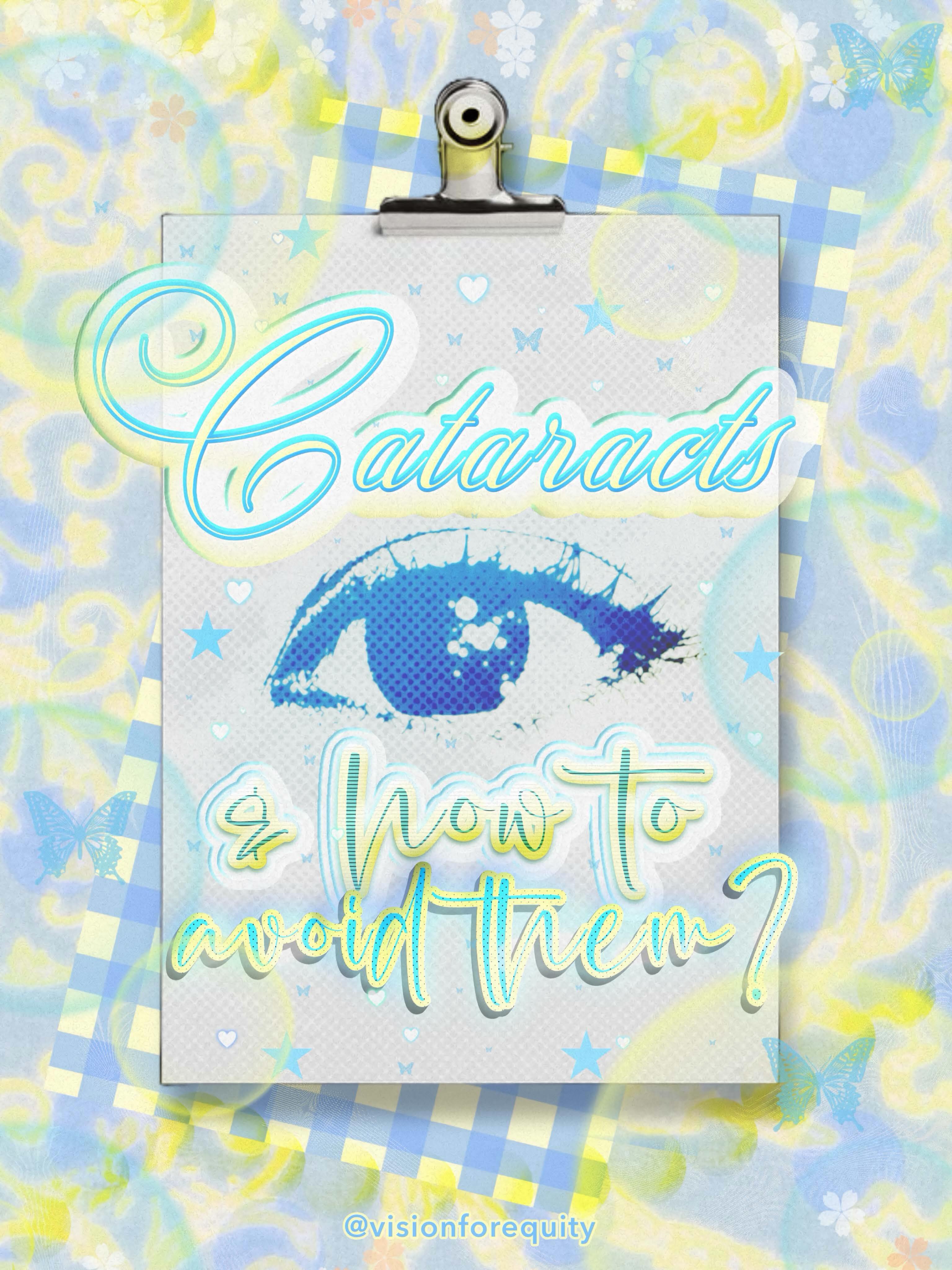 Cataracts educational post cover