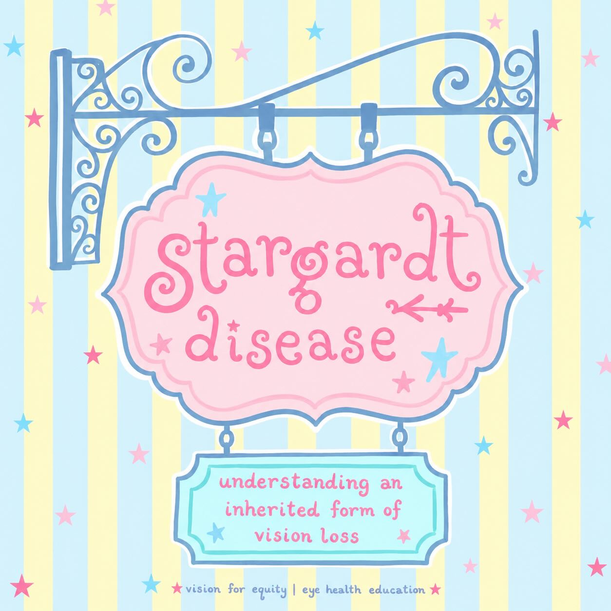 Stargardt Disease educational post cover